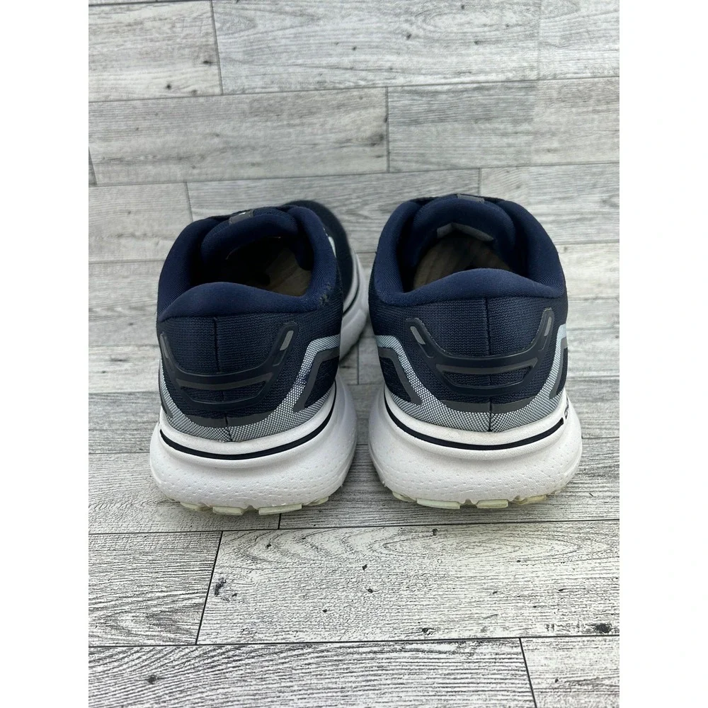 Brooks Ghost 15 Navy Blue Running Shoes Women Sz 8 Medium 1203801B450